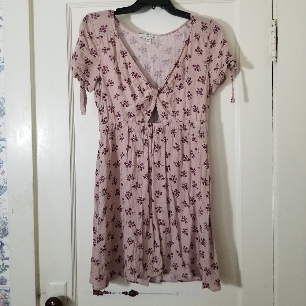 AE | Knotted Deep-V Dress